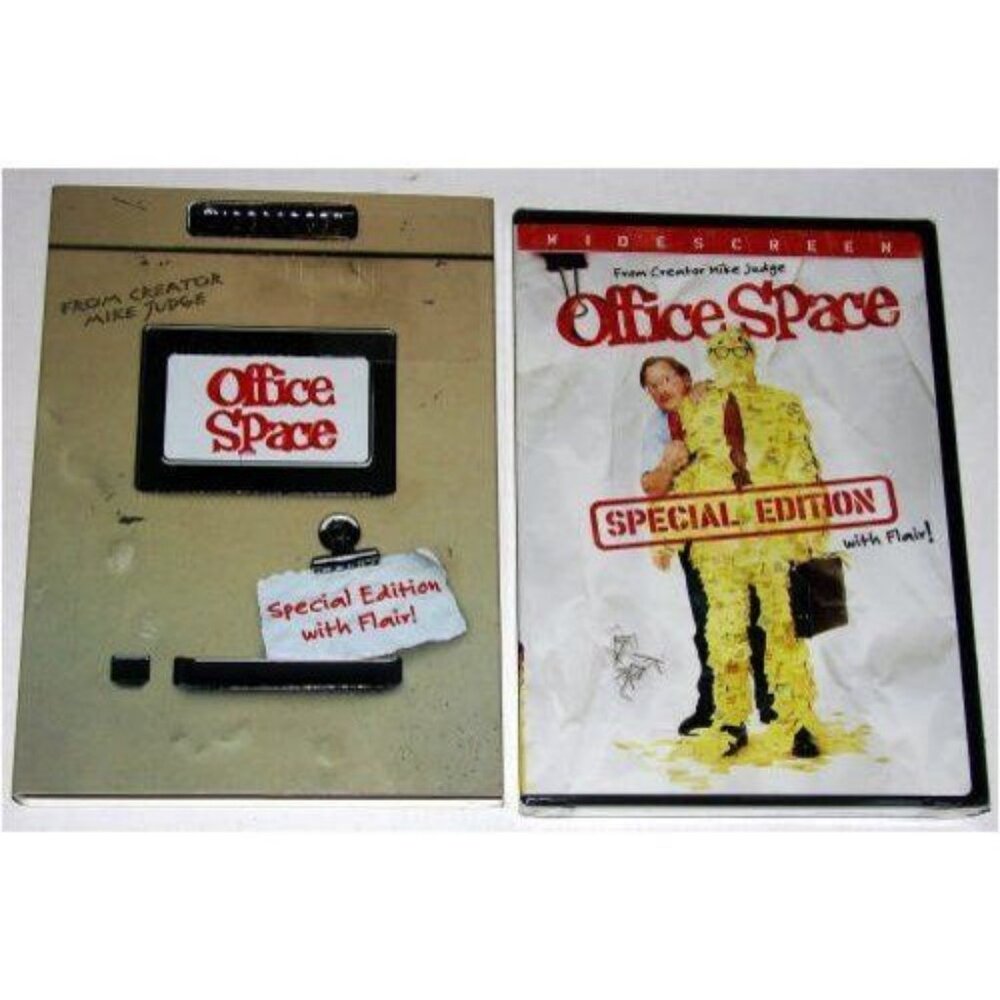 Office Space Special Edition DVD With Flair Mike Judge Jennifer Aniston 1999